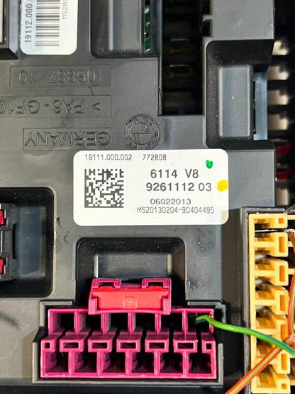 2012-2016 BMW 3 Series F30, F31, F32, and F35 328i Fuse MODULE Box 9261112 OEM