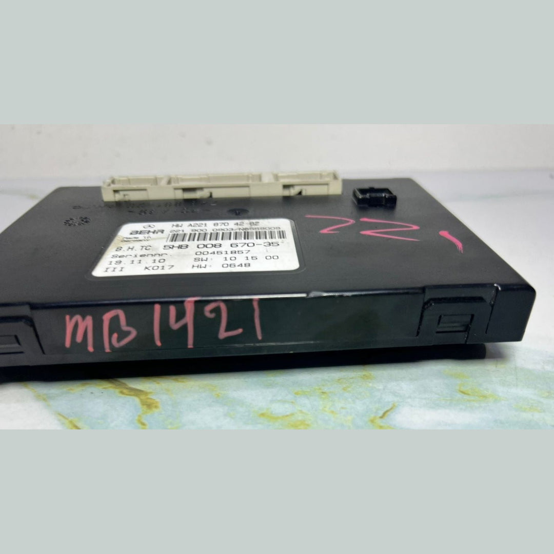 07-14 Mercedes W221 S550 CL550 AC A/C Heater Control Module A221 8704292 OEM
