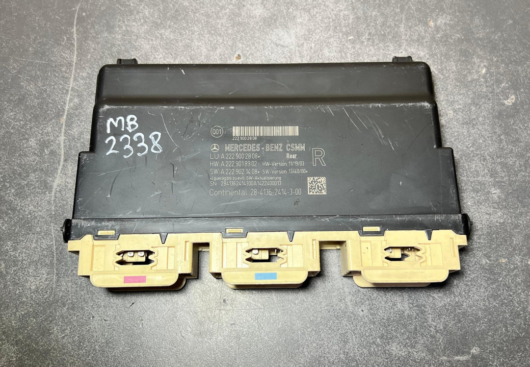 14-18 Mercedes W222 S-Class AMG Rear Right Seat Control Module A222 9002808 OEM