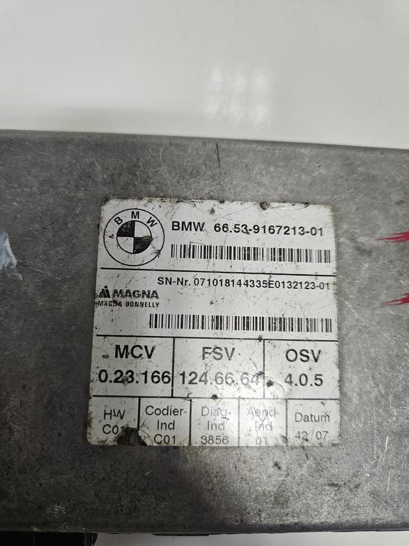 BMW E70 X5 E71 X6 CONTROL UNIT EXTERIOR MIRROR CHAMBER CAMERA MODULE 9167213
