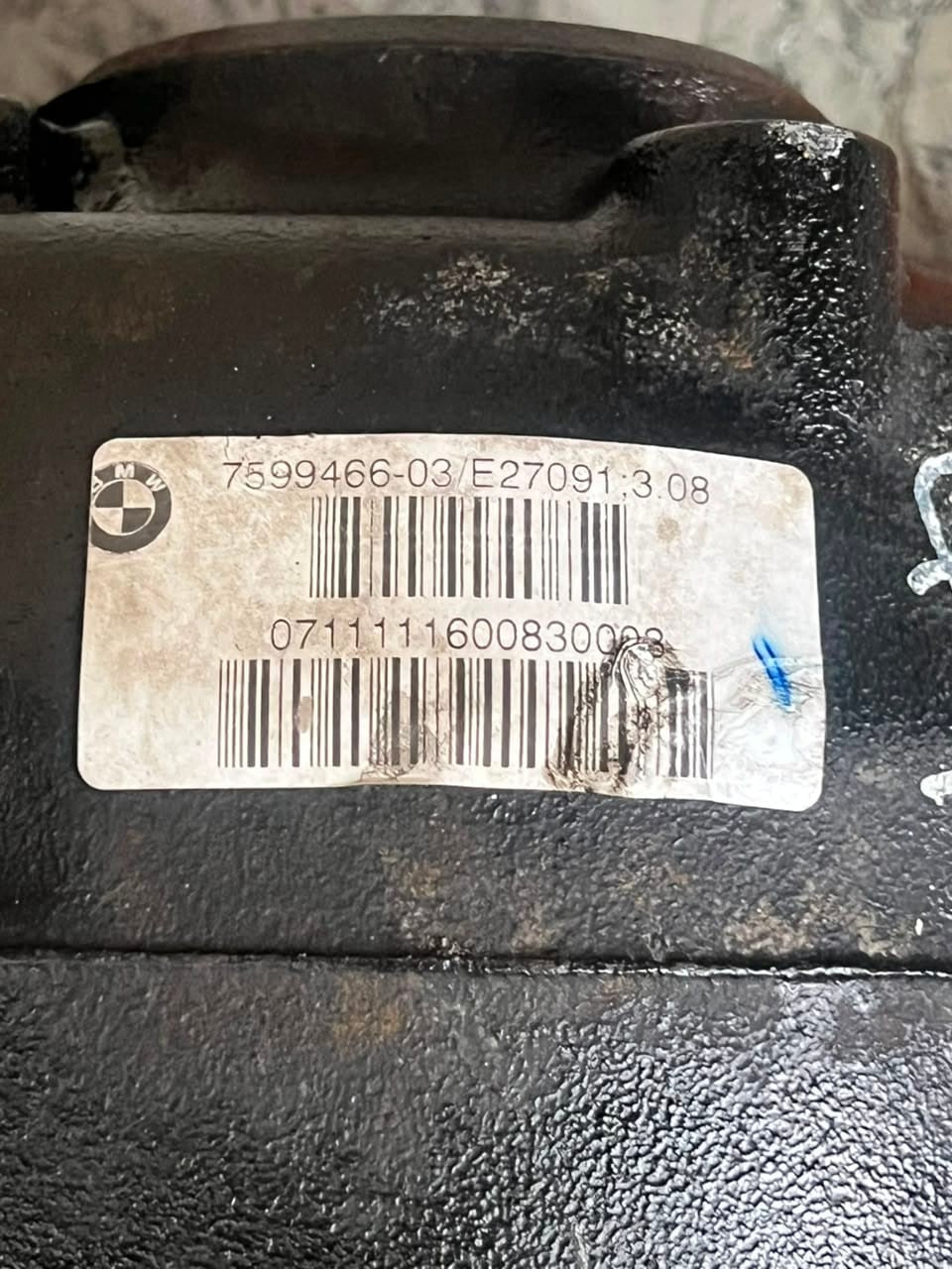 2011-2019 BMW 1 Series F20 F21 RATIO: 3.08 Rear Differential 7599466 OEM