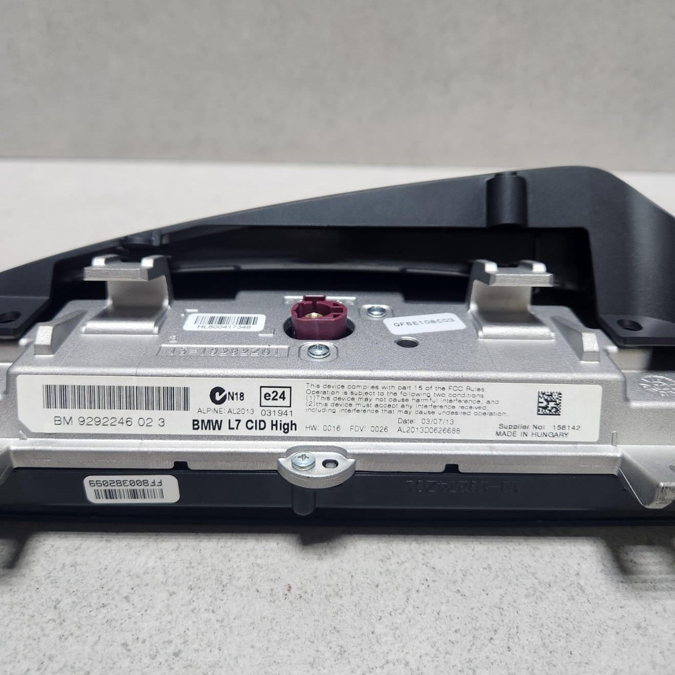 2013 BMW M135i Navigation Display Screen 9292246 F20 F21 F22 1 and 2 Series RHD