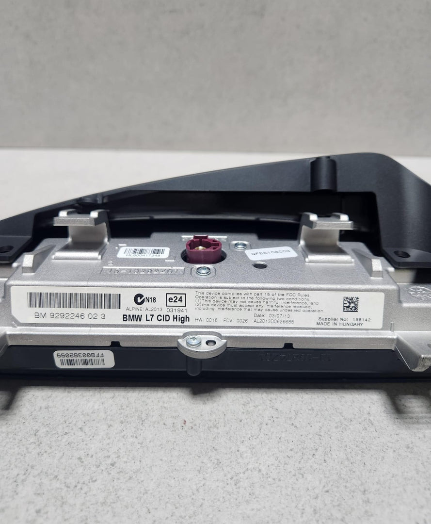 2013 BMW M135i Navigation Display Screen 9292246 F20 F21 F22 1 and 2 Series RHD