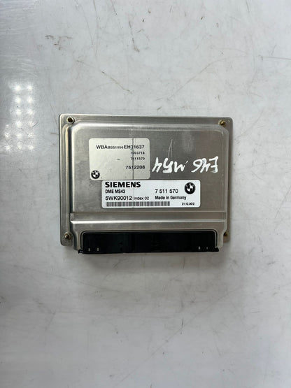 BMW 3 5 X5 series E46 E39 E53 2.5i M54 ENGINE ECU KIT UNIT DME MS43 EWS3 KEY OEM