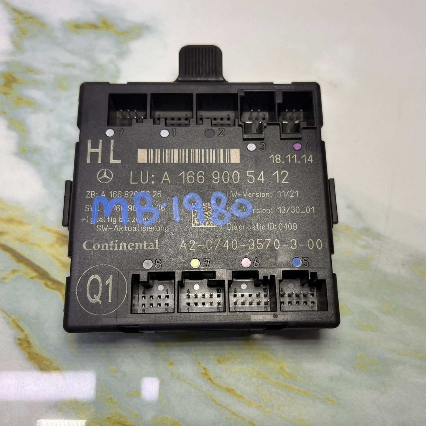 2014-2016 Mercedes-Benz GL450 Door Control Module A 1669005412 GL450 and ML-Clas