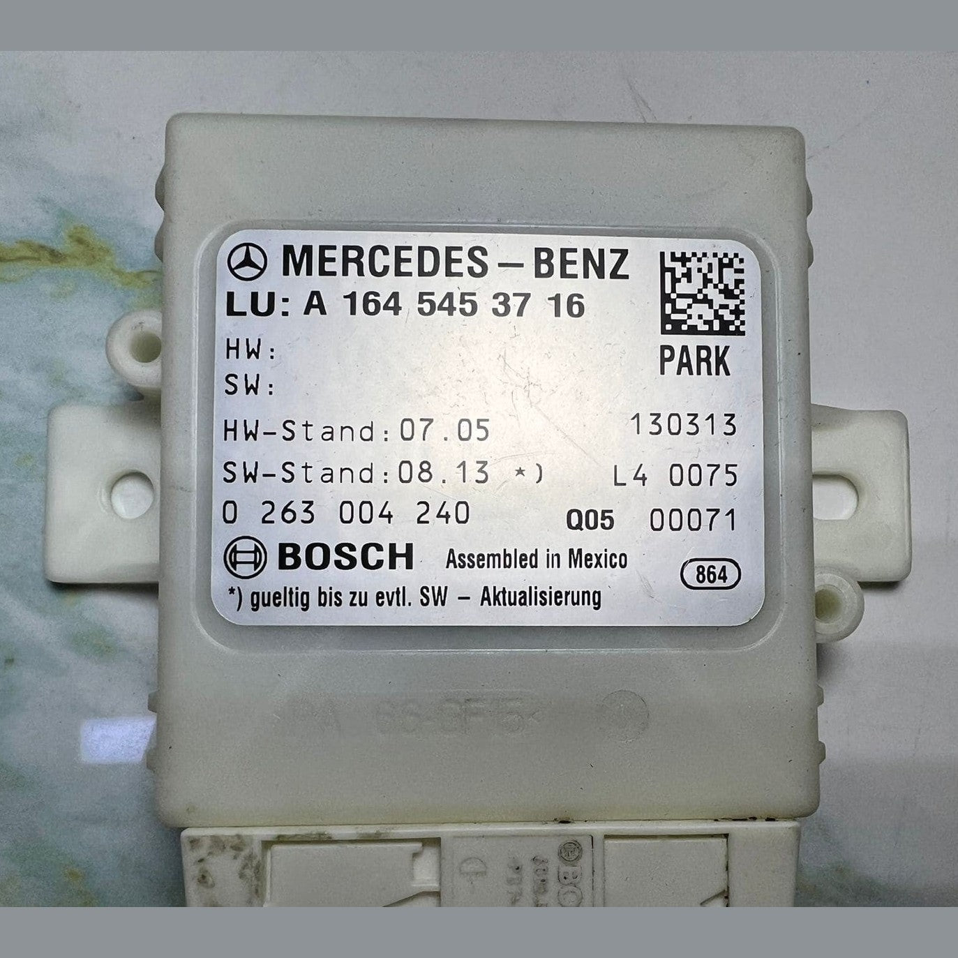 Mercedes Parking Aid Control Unit A1645453716 ML W164