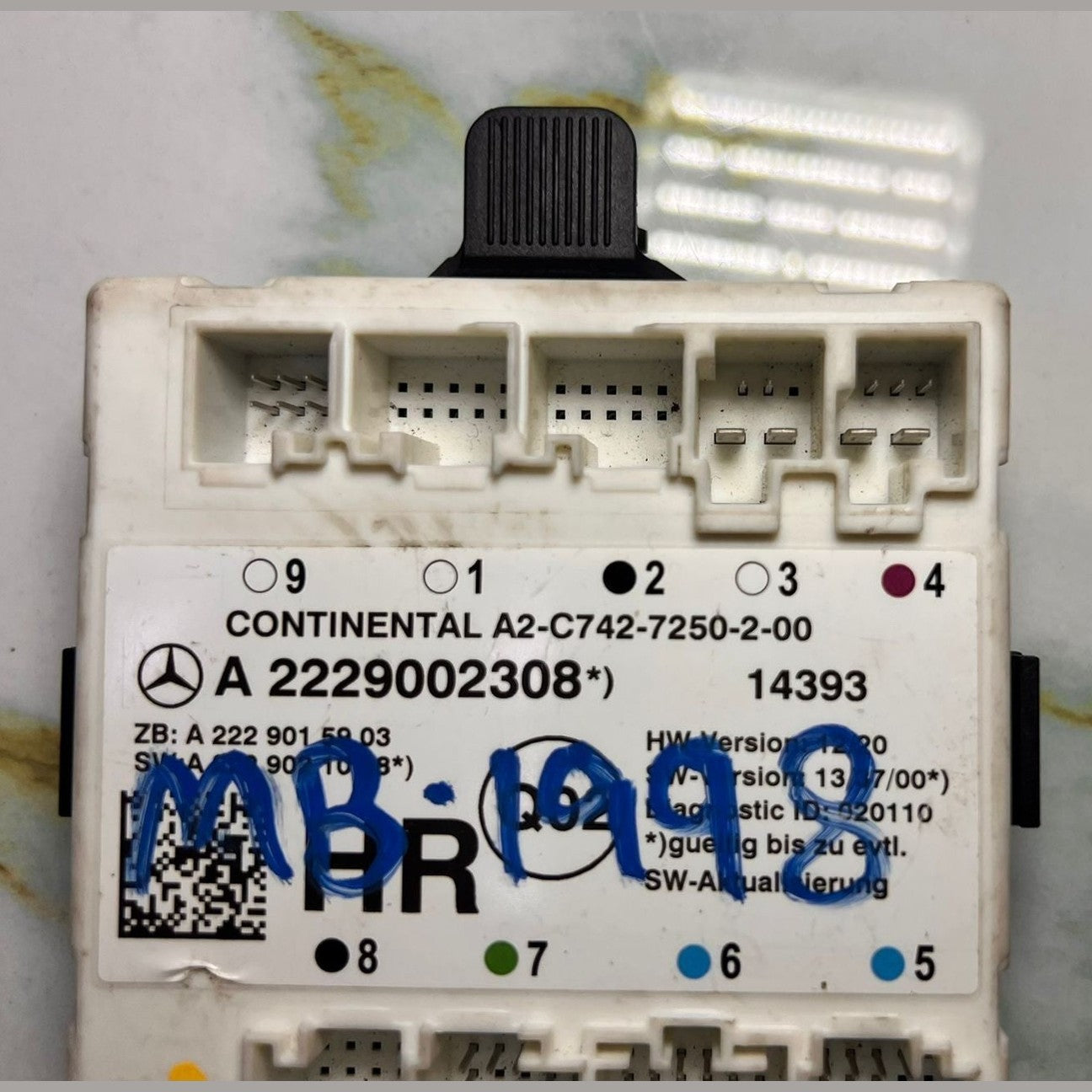 2015 Mercedes-Benz W205 W222 Door Control Module Unit A 2229002308 S400 C200 