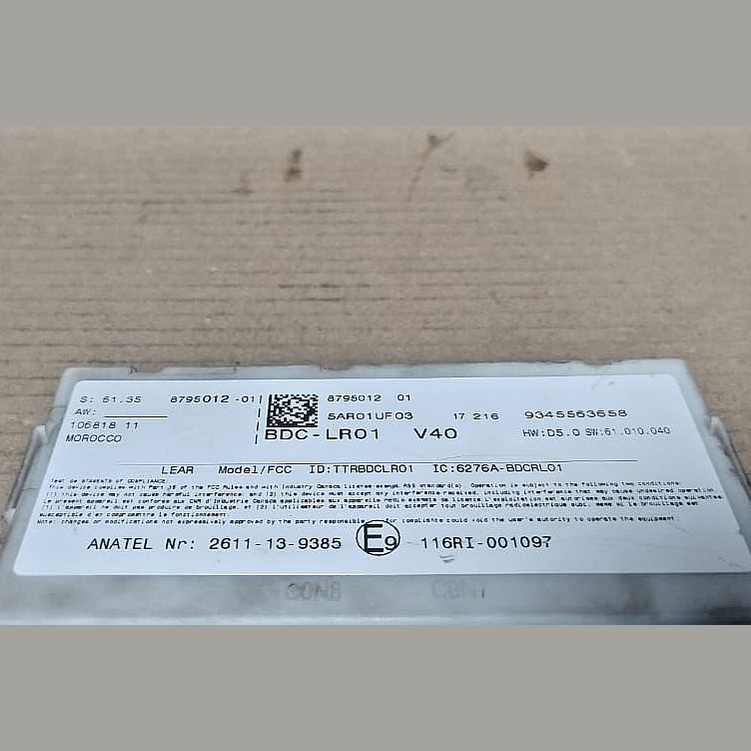 BMW X1 F48  B47 ENGINE CONTROL UNIT ECU SET WITH KEY - 8470176