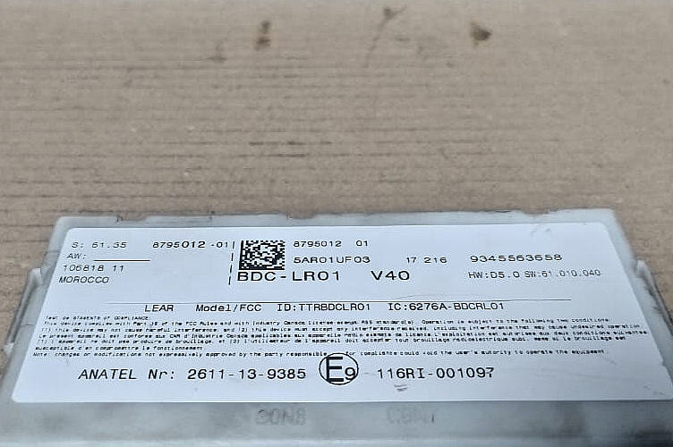 BMW X1 F48  B47 ENGINE CONTROL UNIT ECU SET WITH KEY - 8470176