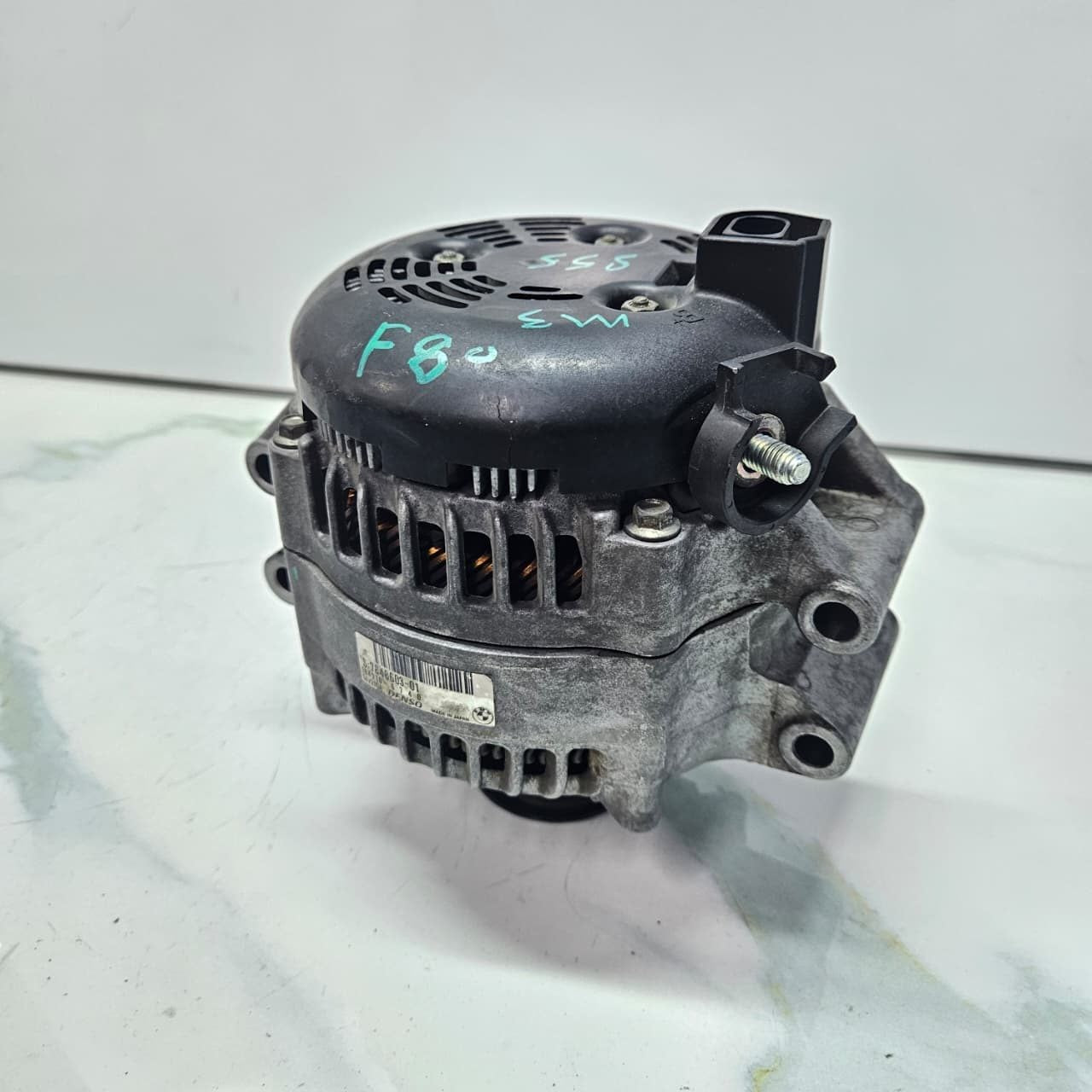 2015-2020 BMW F80 F82 M2 M3 M4 series. Alternator 7848603 USED 14V 210A S55 3.0