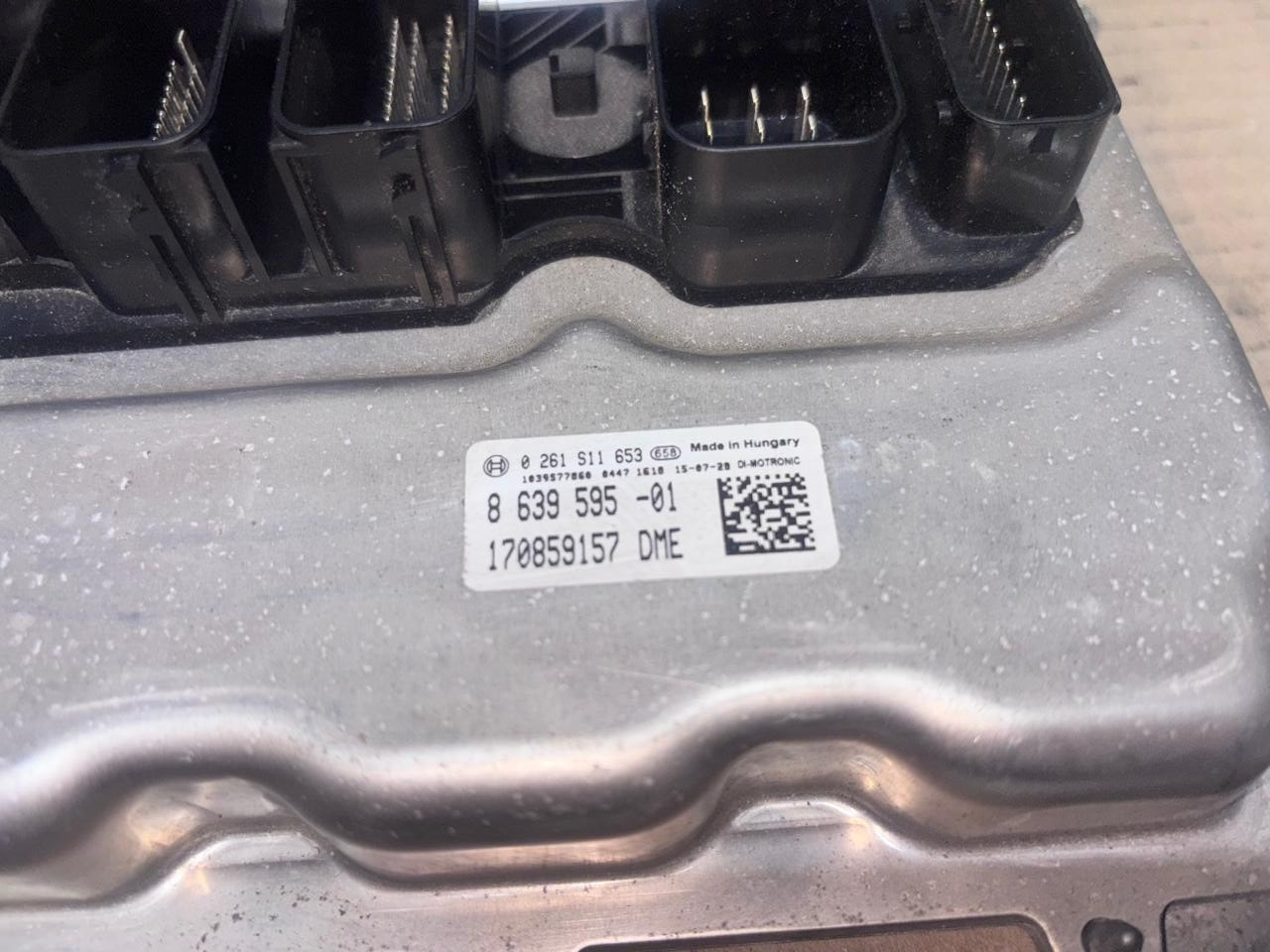 BMW F34 320Gt Gasoline RHD 2015 VIN D377258 Engine N20 CONTROL UNIT  - 8639595