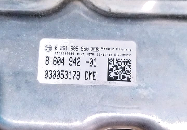 BMW OEM F02 N63 ECU SET 8604942 0281030533 DME CAS MODULE COMPLETE - 8604942