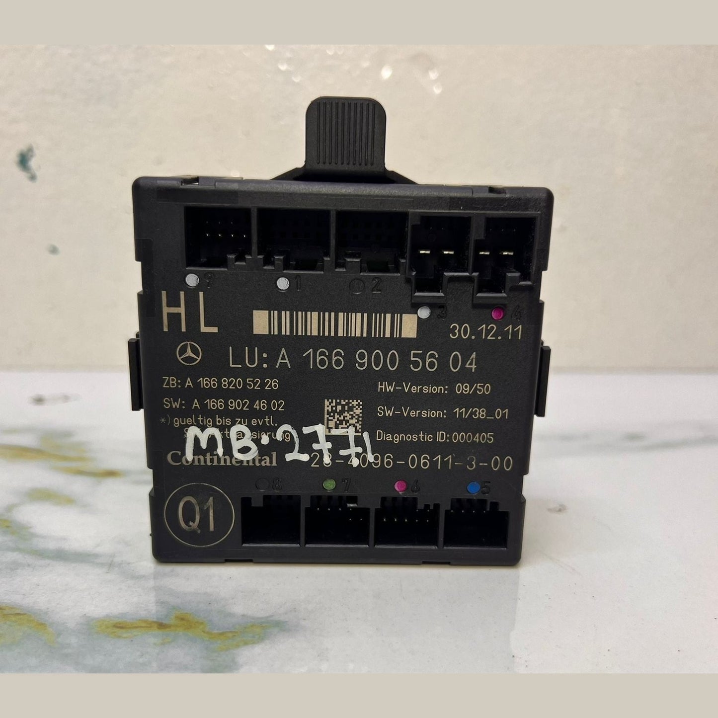 2012-2013 Mercedes-Benz ML550 Door Control Unit A 1669005604 ML Series W166
