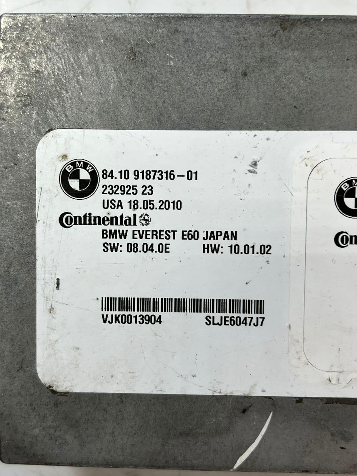 BMW E87, E90, E92, E93, E60, E61, E63, E64 Telematics Control Unit 9187316 OEM