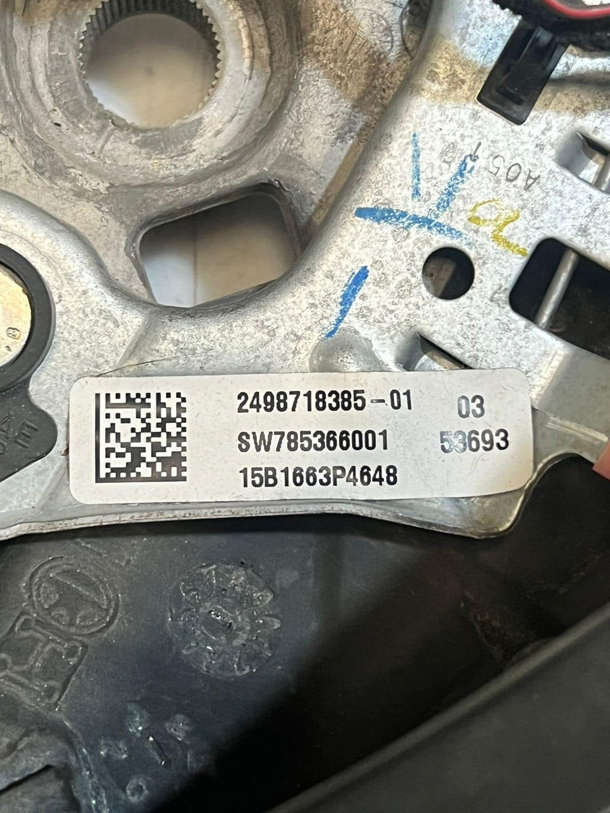 2012-2017 BMW X3 F25 MSPORT multifunction controls Steering Wheel 7853660 OEM