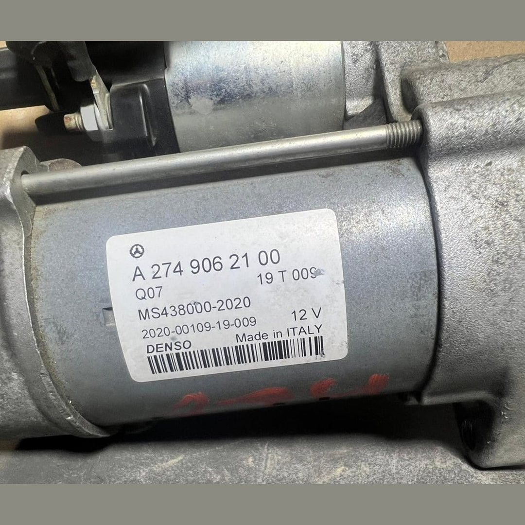 2014-2020 Mercedes-Benz W205 W212  OM274 Engine Motor Starter A274 9062100 OEM