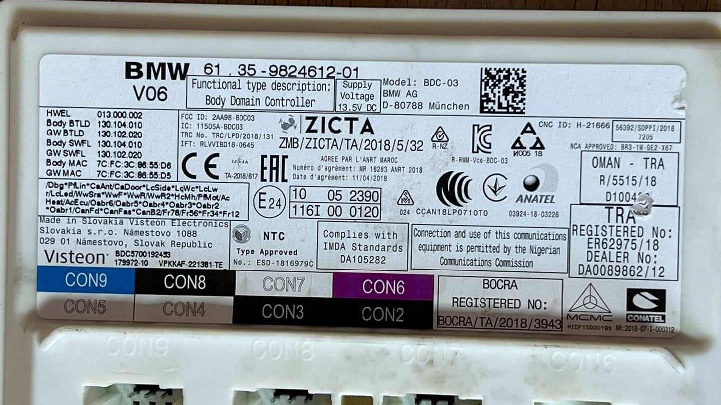 BMW Engine Control Unit 8475468 3 Series G20 320d 2.0 diesel ECU SET 2020-23 RHD