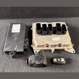 BMW Z4 X1 20i N20 E84 ENGINE CONTROL ECU Kit DME CAS3 + Key Manual - 8603576
