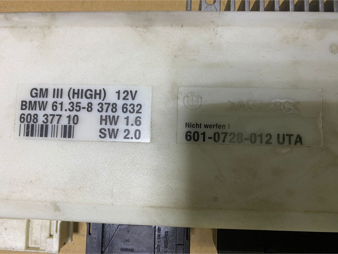 BMW Comfort Control Unit Module 8378632 E39 5 Series