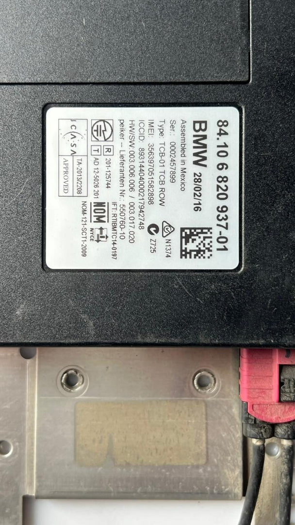 2016 BMW X1 Telematics Bluetooth Control Unit Module 6820937 F48 and X3 F25 