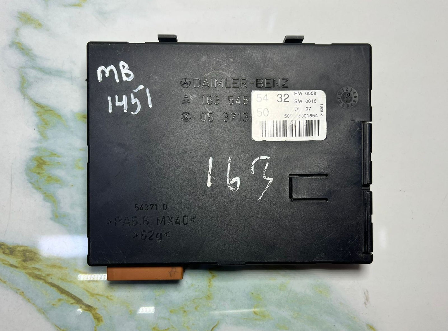98-05 Mercedes W163 Body Comfort BCM Control Module Unit A163 5452832 OEM