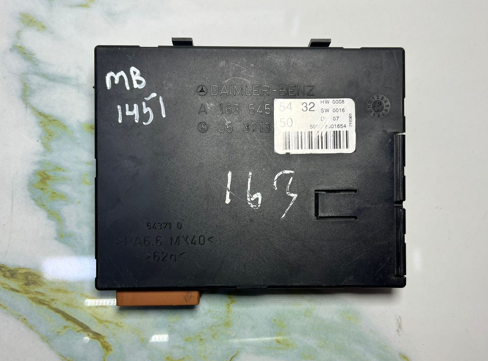 98-05 Mercedes W163 Body Comfort BCM Control Module Unit A163 5452832 OEM