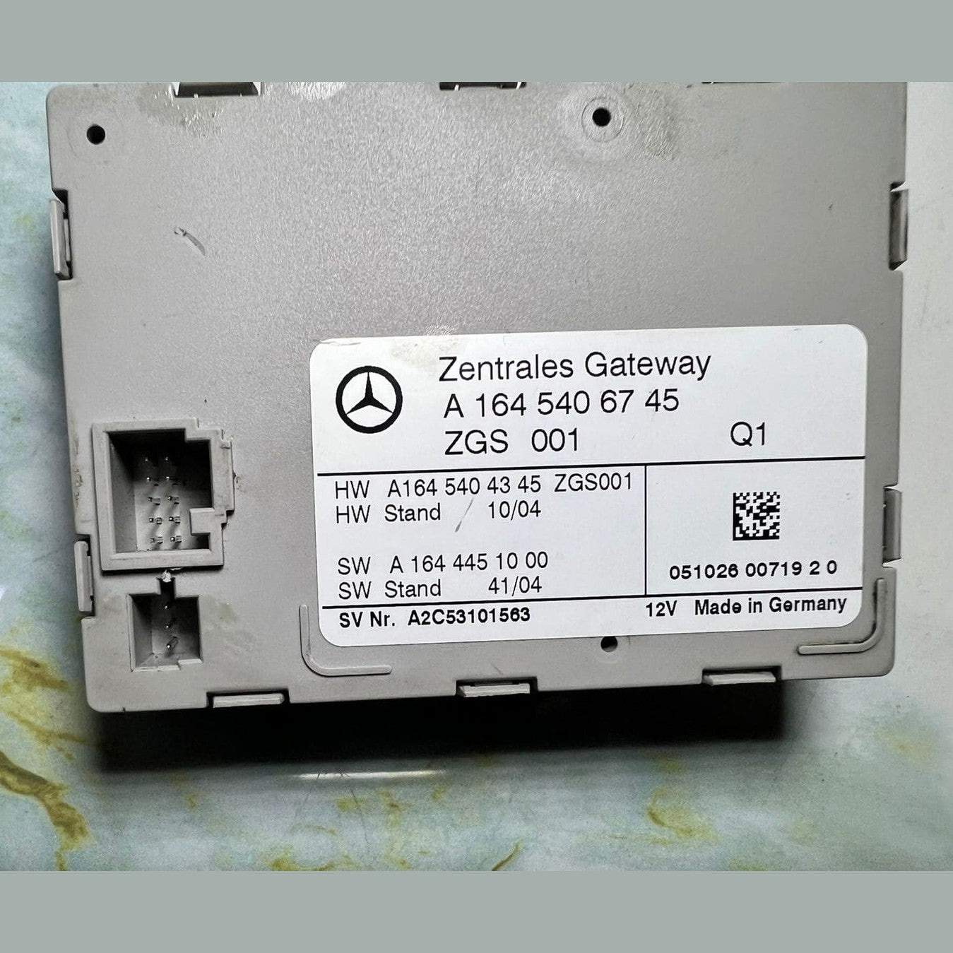 2007 Mercedes-Benz ML320 Gateway Control Module A1645406745 W164 R-Class W251