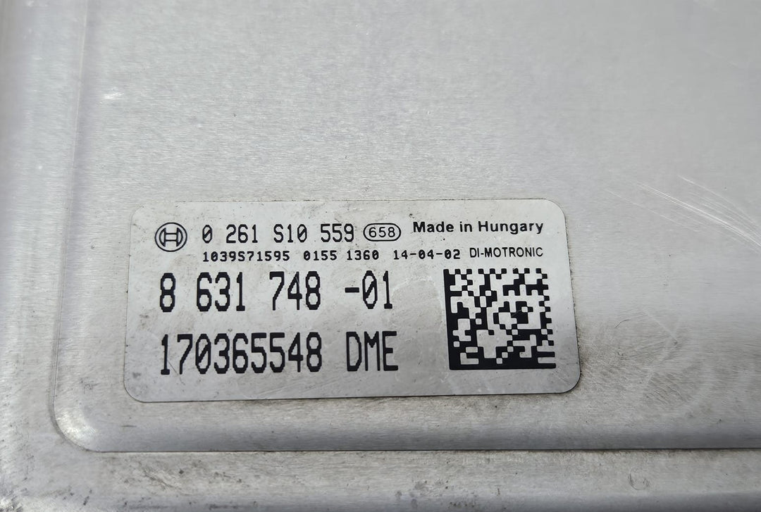2012-2016 BMW F10 535i, F06 640i, and 740i N55 Engine Control Unit DME 8631748 