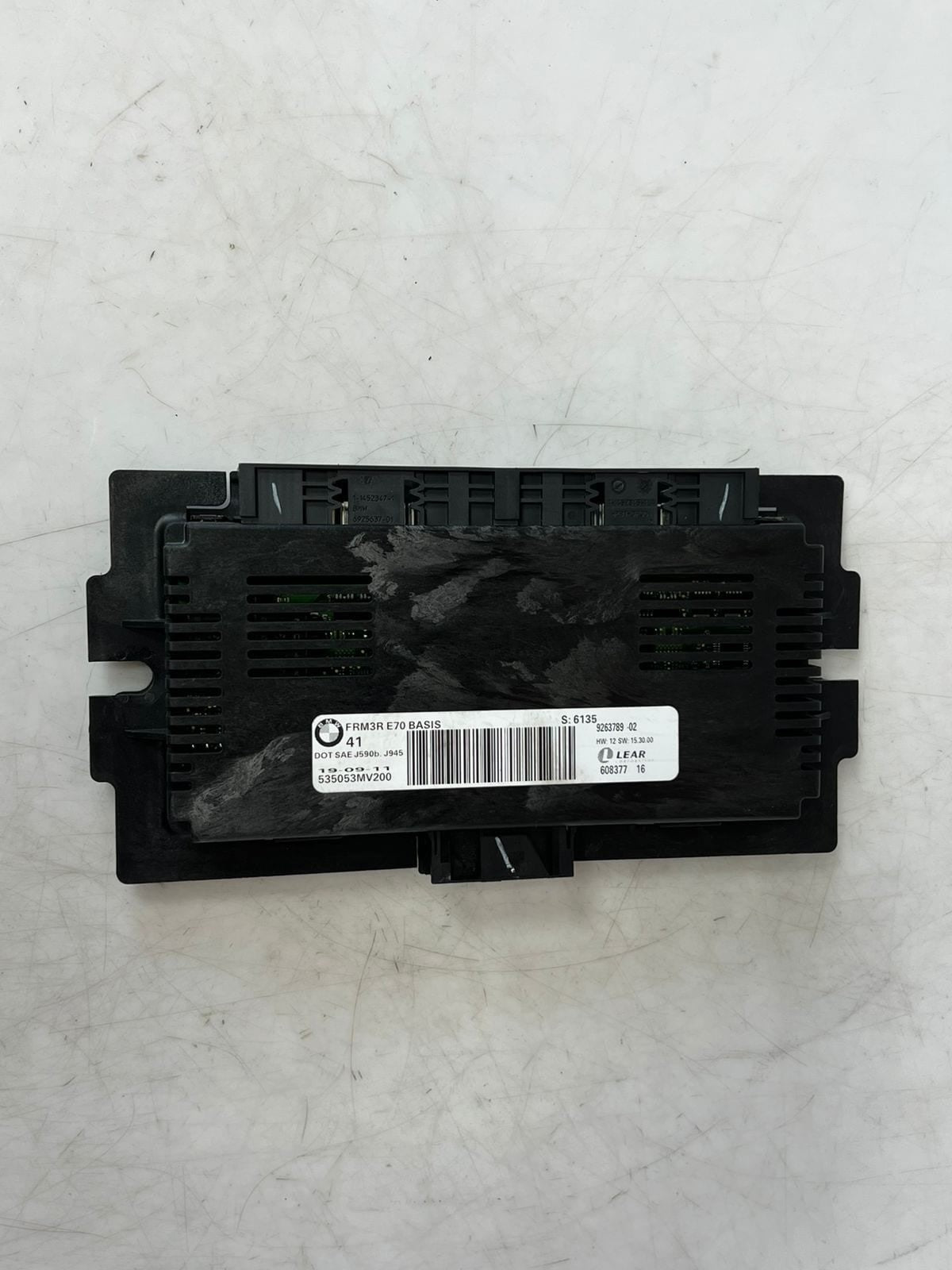 BMW FRM3 E70 LEAR Footwell Light Control Module LCM 9263789 OEM