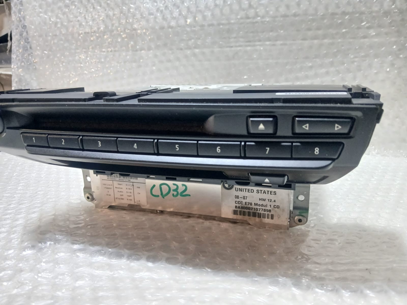BMW X5 E70 2008-2012 DVD CD 1 CCC Professional Navigation Head Unit 9159047
