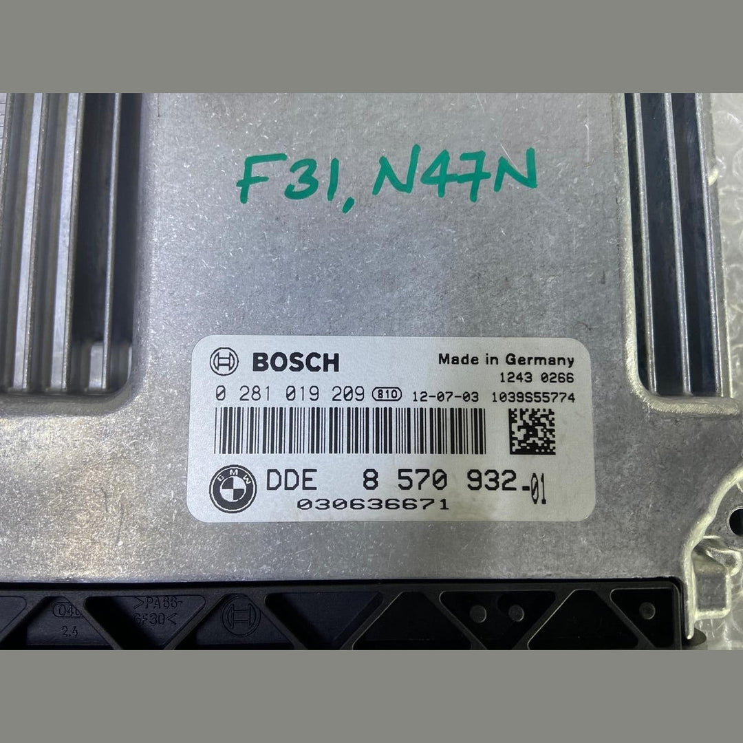 OEM BMW F20 F30 F31 N47 ECU DDE Engine Control Unit – 8570932
