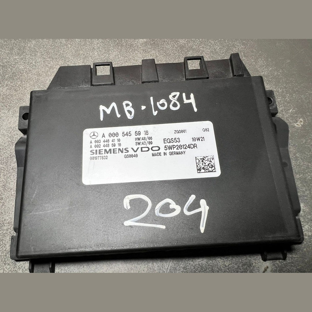 08–12 Mercedes W204 C-Class Gearbox Transmission Control Module A000 5455916 OEM