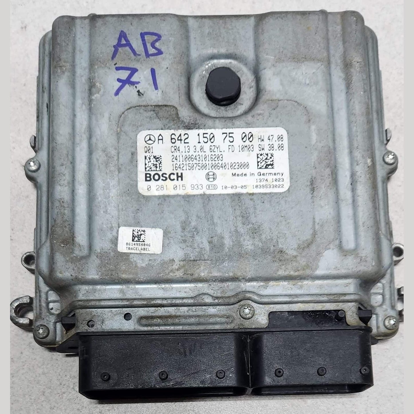Mercedes-Benz ML320 Engine Control Module A6421507500 2007-2012 W164 350 CDI