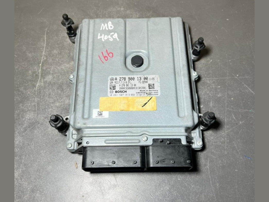 12-18 Mercedes W166 GL450 Engine Control Module Unit ECM ECU A278 9001300 OEM