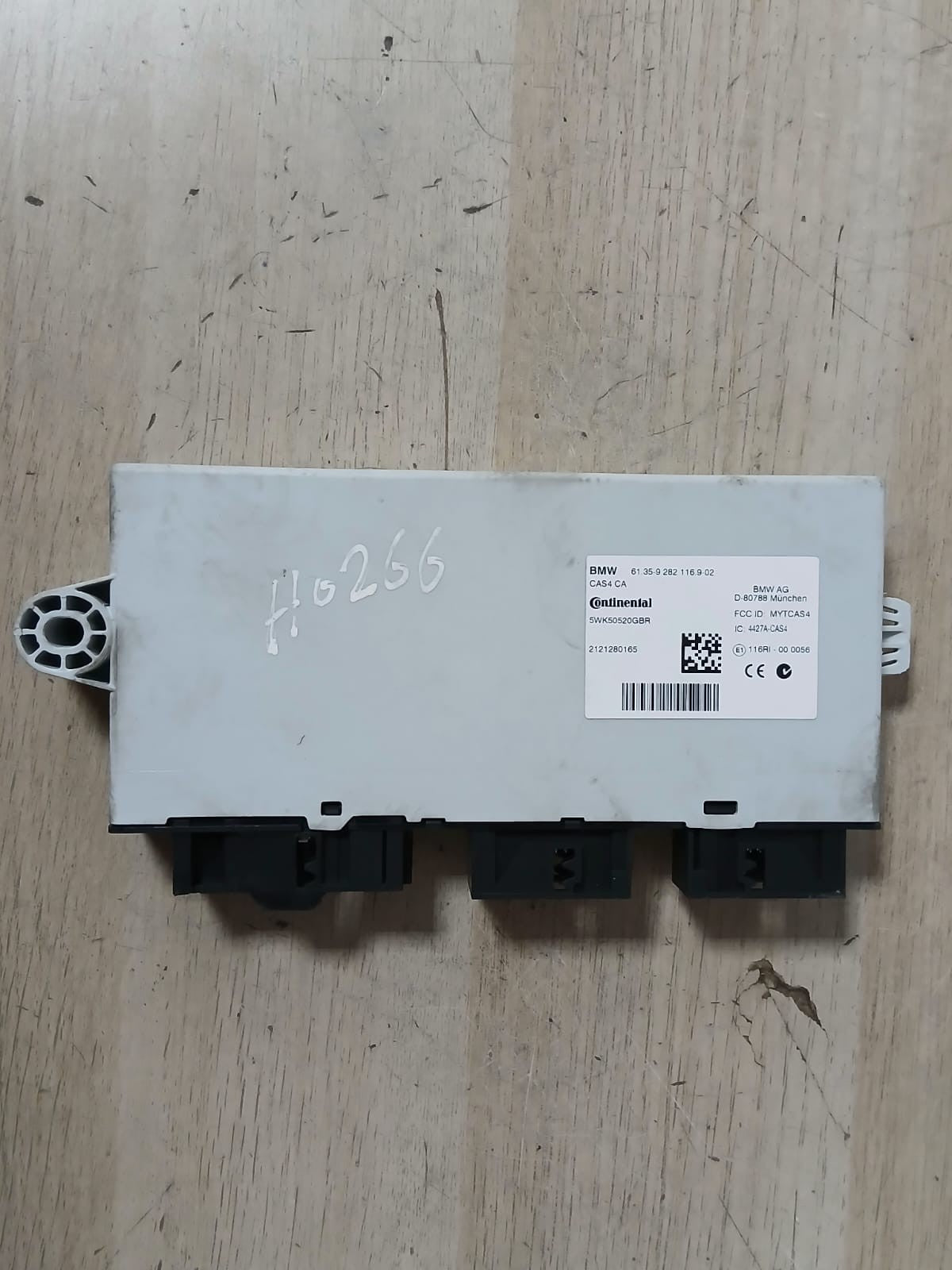 BMW F10 520i N20 2012 ENGINE CONTROL UNIT ECU SET + CAS4 CA + NO KEY - 7646763