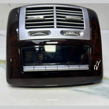 07-13 Mercedes W221 S600 S400 Rear Center Console A/C Air Vent Trim Wood OEM