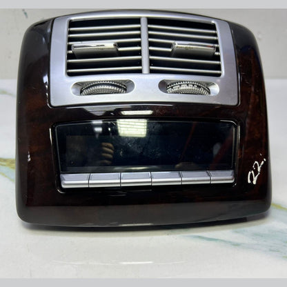 07-13 Mercedes W221 S600 S400 Rear Center Console A/C Air Vent Trim Wood OEM