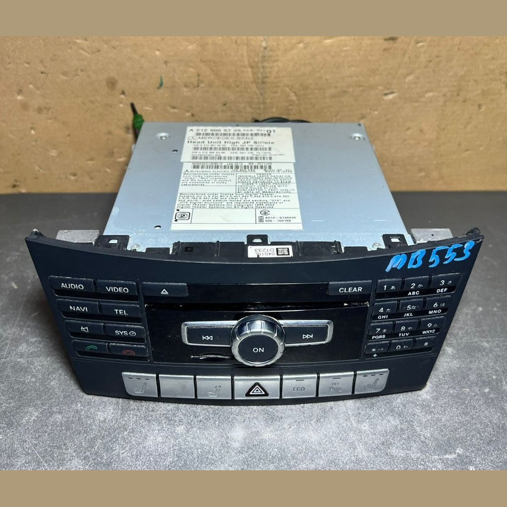 2012–2014 Mercedes-Benz W212 E-Class Head Unit CD Player A212 9005725 OEM