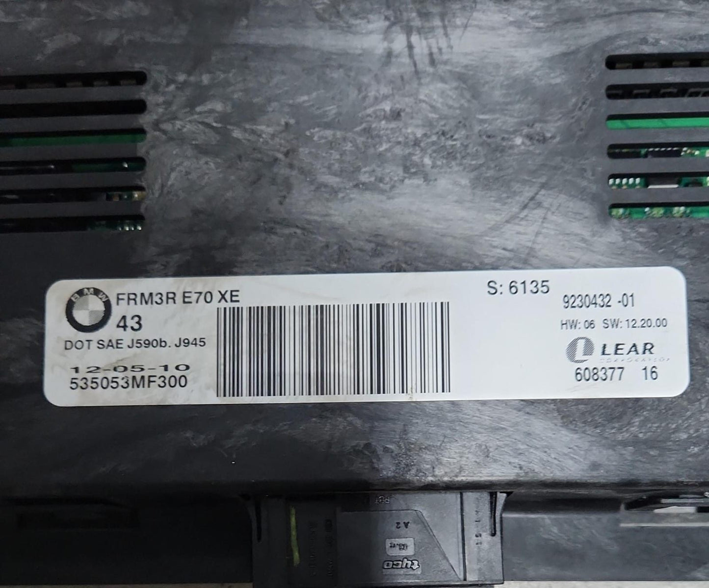 2006-2013 BMW X5 Footwell Light Control Module 9230432 X5 E70