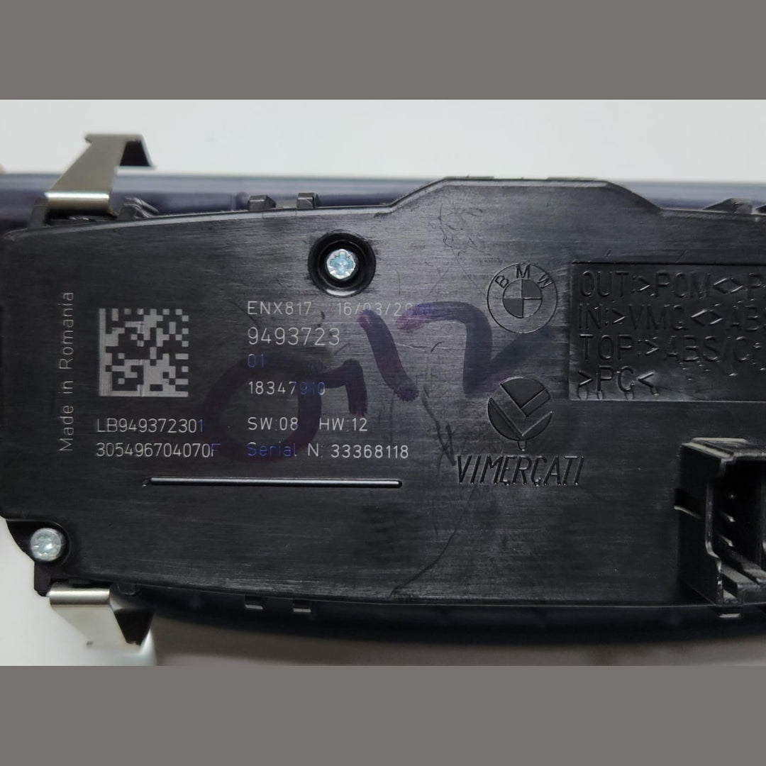 2016-2022 BMW 740i Light Switch 9493723 7 Series G11 G12 750i 760i 760i 