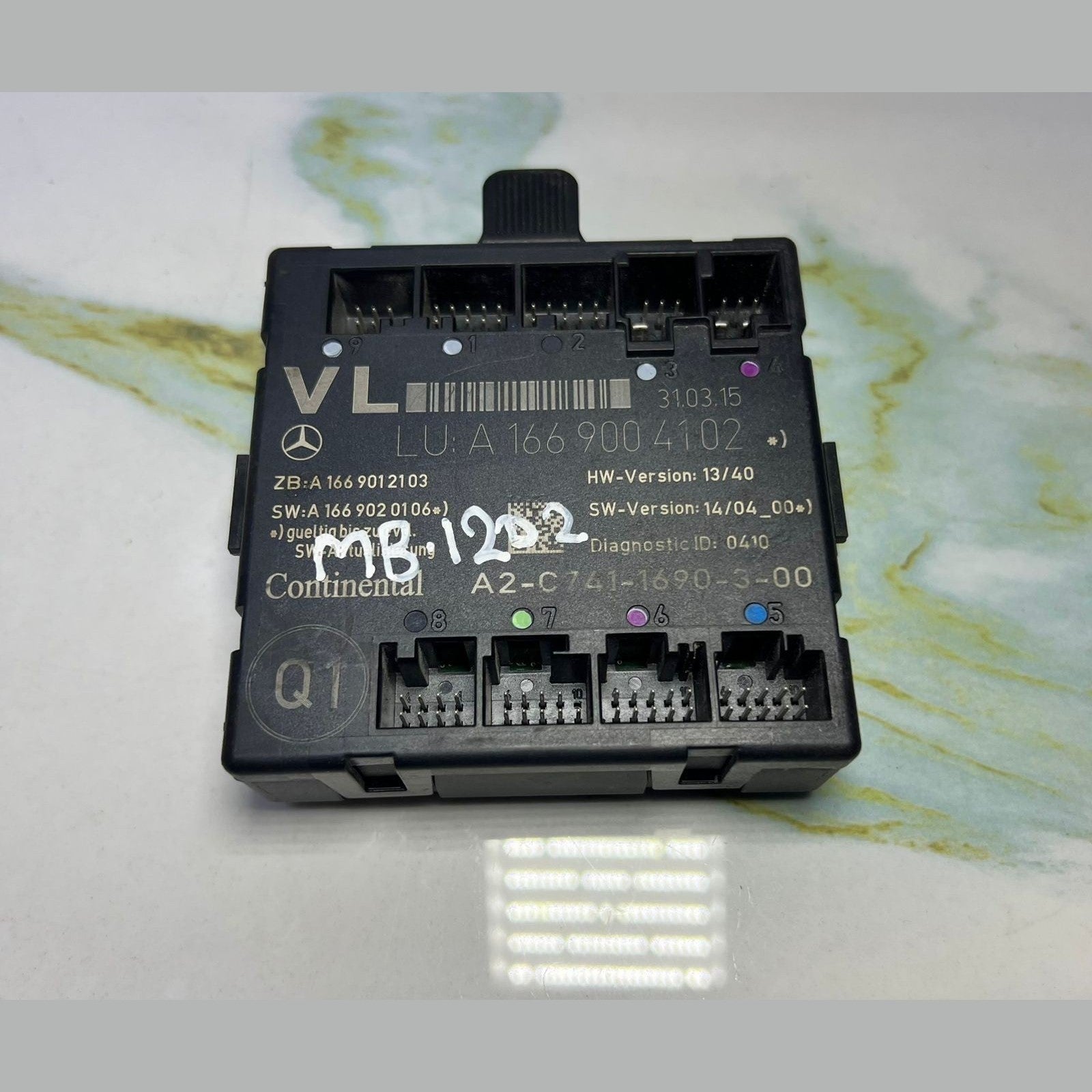 Mercedes W166 ML GLE GL Front Left Side Door Control Module A166 9004102 OEM