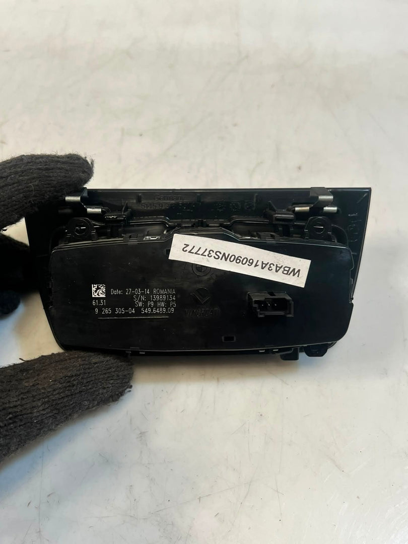 BMW 1 2 3 Series F20 F21 F30 F31 F32 Headlight Control Switch 9265305 OEM