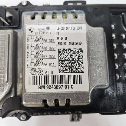 2011 BMW 5 Series F10 535i Central Information Display Screen 9243897