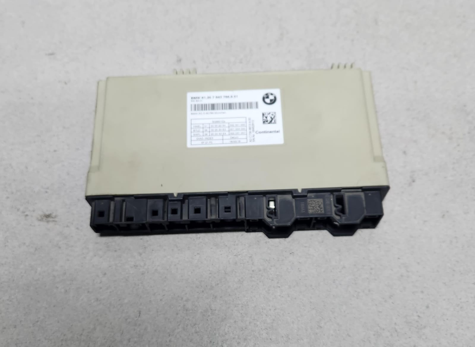 2017-2023 BMW X3 Seat Control Module 7943766 G-Series, 530e 540i and Alpina B7