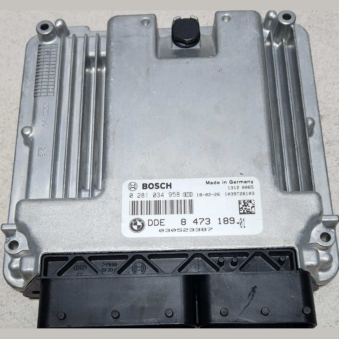 BMW Engine Control Unit DDE 8473189 X5 F15 3.0 N57 DIESEL ECU SET 2017