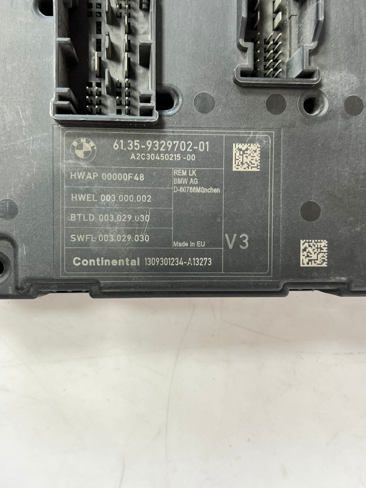 BMW 2 3 4'es F22 F30 F31 F32 F33 REM V3 REAR ELECTRONIC ECU BODY CONTROL 9329702