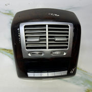 07-13 Mercedes W221 S600 S400 Rear Center Console A/C Air Vent Trim Wood OEM