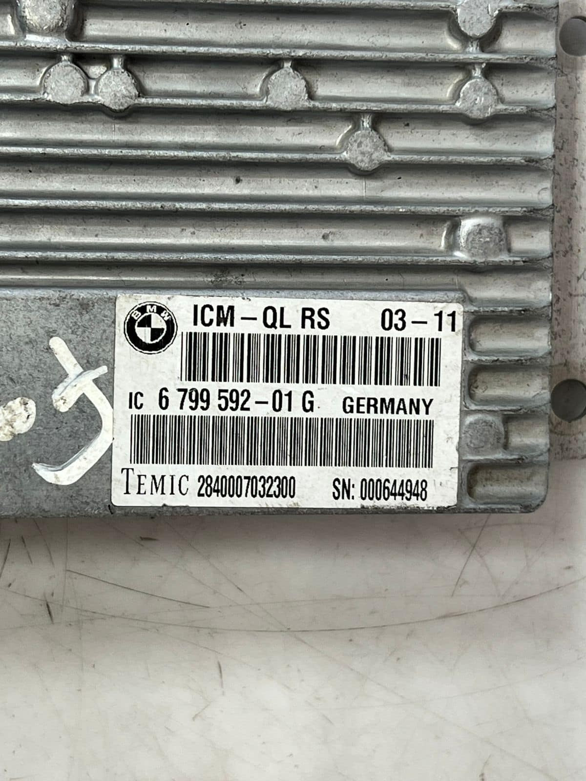 2011 BMW 750Li F01 F02 F07 F10 F11 Active Cruise Control Module 6799592 OEM