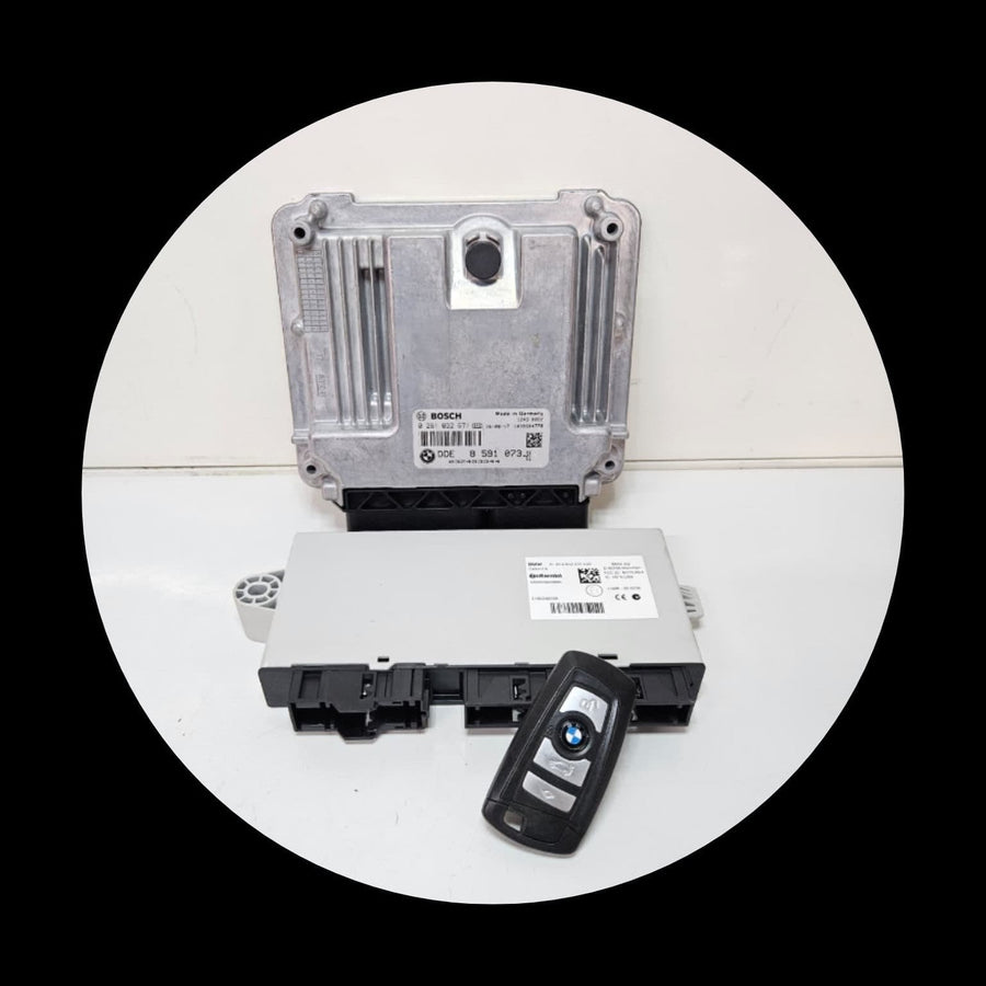 8591073-2015-2020 BMW X1 2.0D B47 Engine Control Unit DDE Key Set