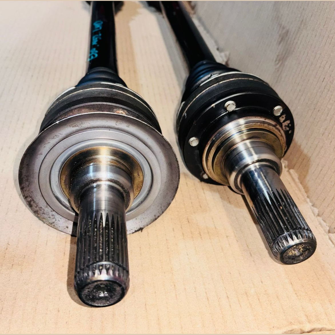 BMW E60 N52 AXEL OUTPUT SHAFTS 2007 RP REMAN LHS RHS LK=86MM D=38MM 3320 7578720